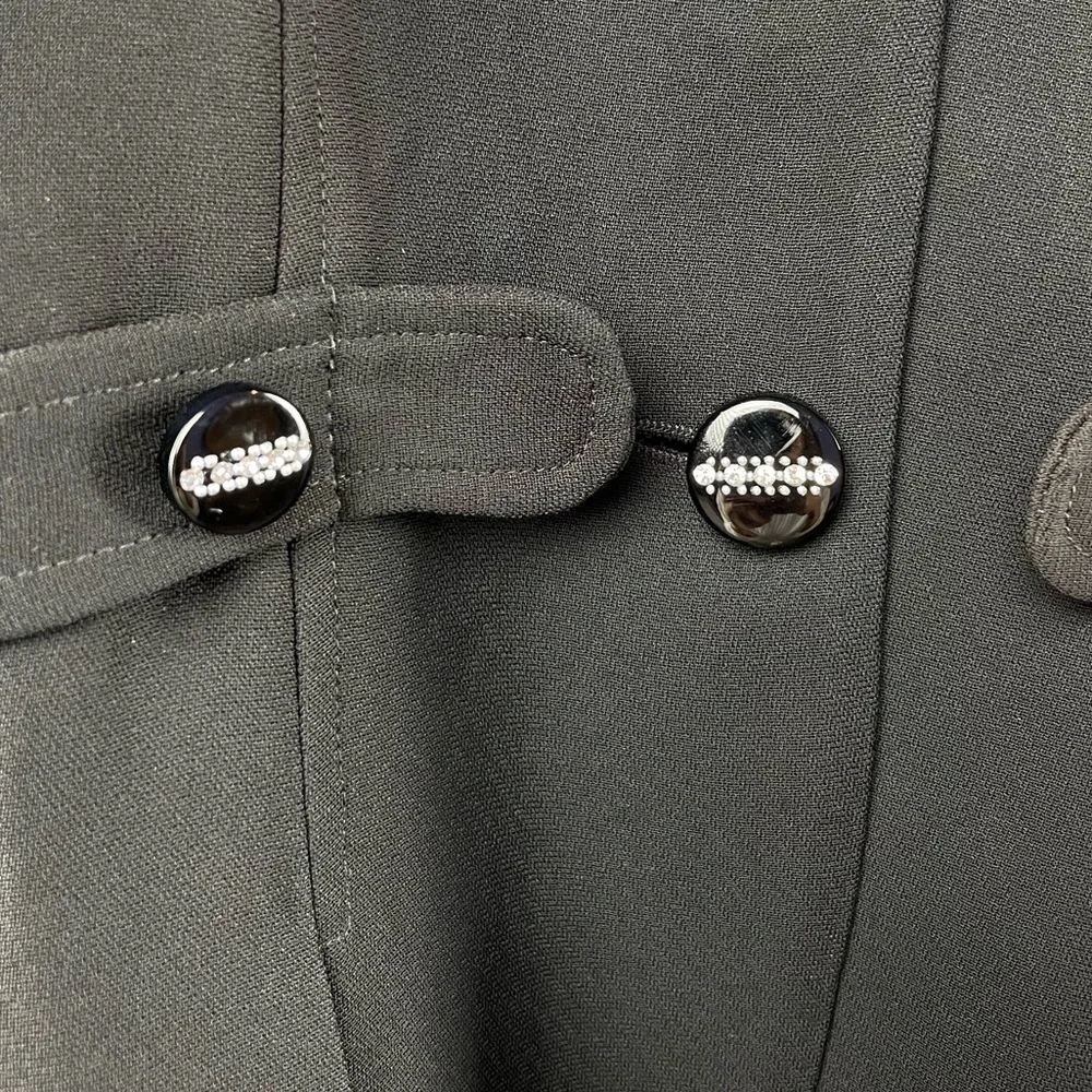 Alberto Makali Button‎ Blazer in Black Size 4